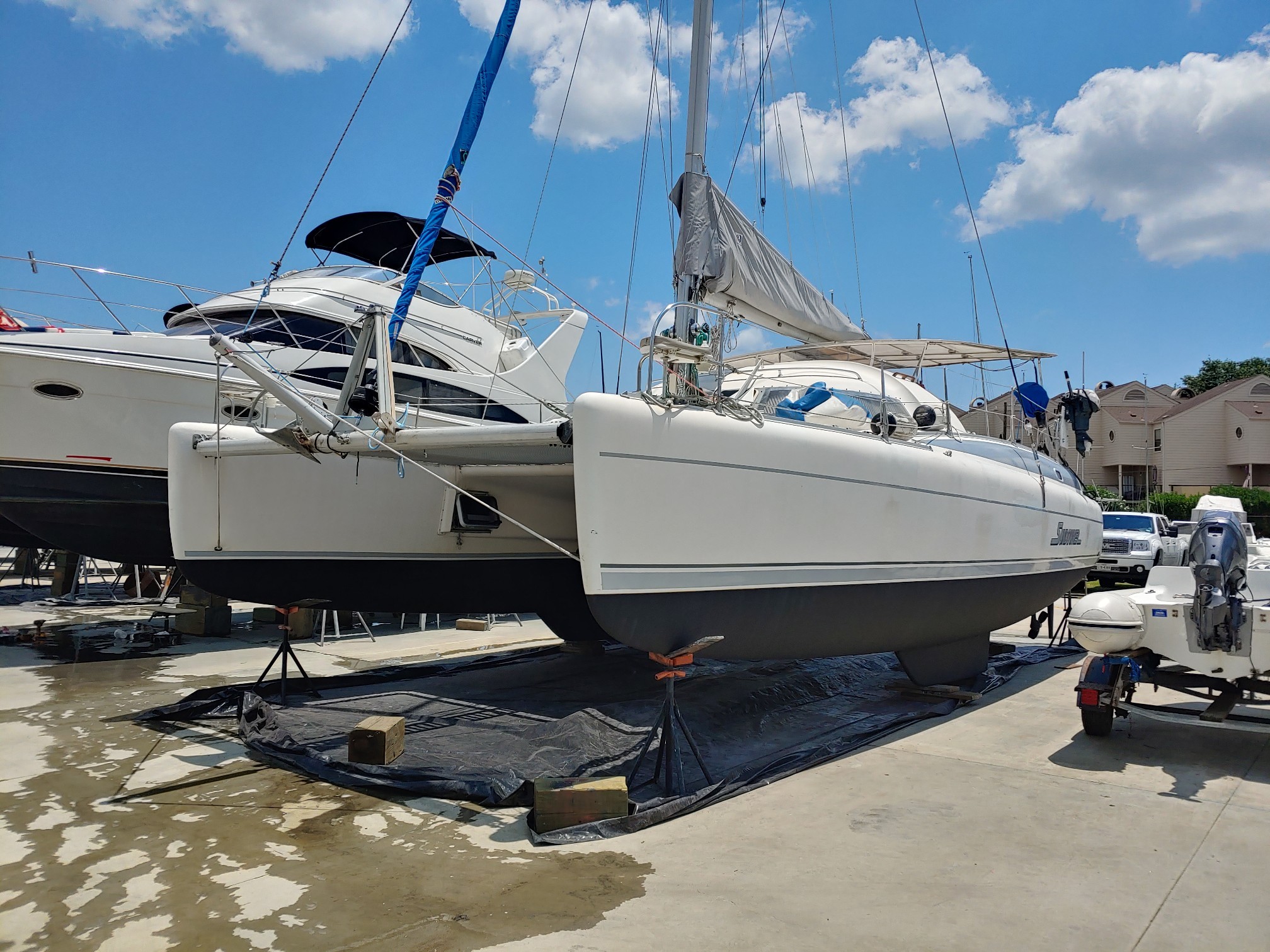 Used Sail Catamaran for Sale 1991 Antiqua 37 Boat Highlights